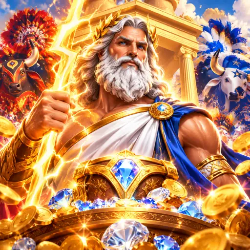 Slot Gates of Olympus com tema da mitologia grega e Zeus