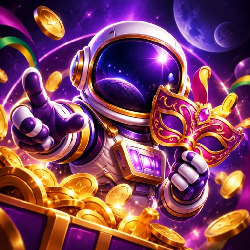 Interface do Spaceman com astronauta subindo e multiplicador em crescimento