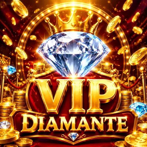 Selo do nível VIP Diamante do j77.com